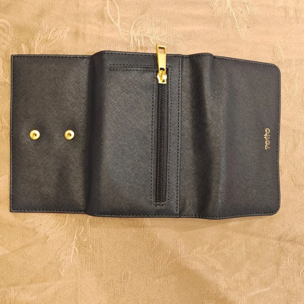 Totto Navy Blue RFID Blocker Wallet, New Without Tags! - Picture 5 of 10